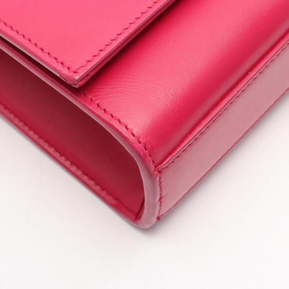 SAINT LAURENT PARIS Kate Monogram Leather Shoulder Bag Pink - Picture 6 of 8